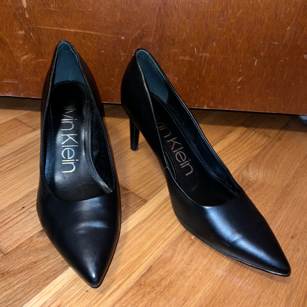 Calvin Klein Sleek Black Pumps